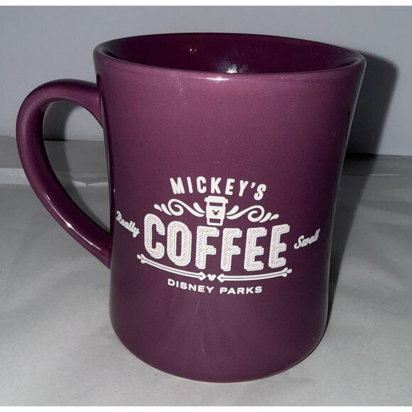 NEW Authentic Disney Parks Mickey's Really Swell Coffee Mug Purple Collectible - Picture 5 of 5